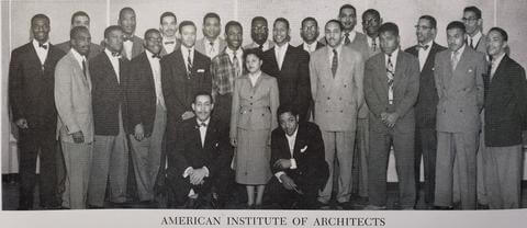 Strachan with HU chapter of AIA
