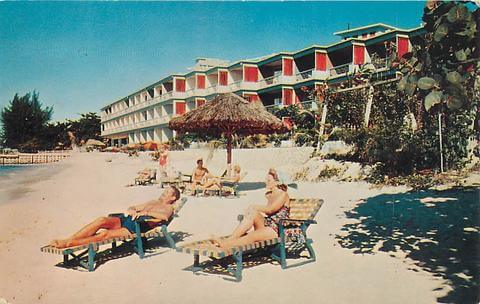  “Montego Beach Hotel,” ca. 1953. Postcard, 3.5 x 5.5 in. Courtesy Dahlia Nduom collection