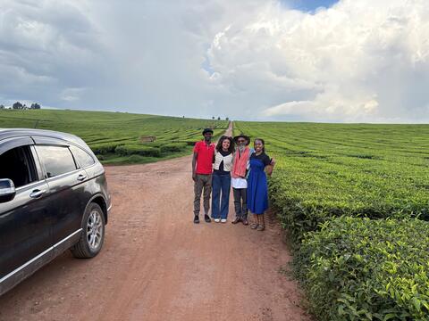 The team onsite in Kenya