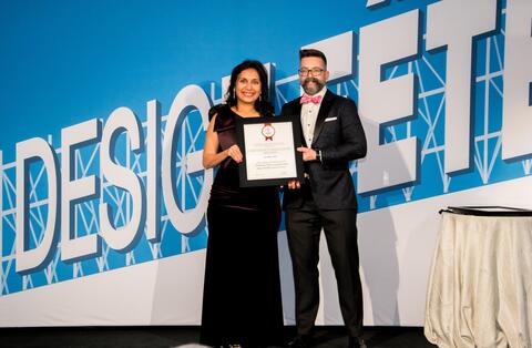 Maloo receives award at Fall Design Fete 2025 