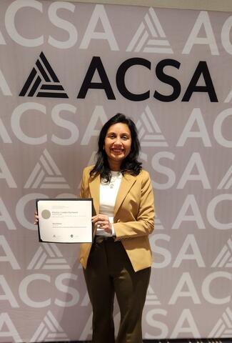 Maloo receives award at ACSA 2026 conference