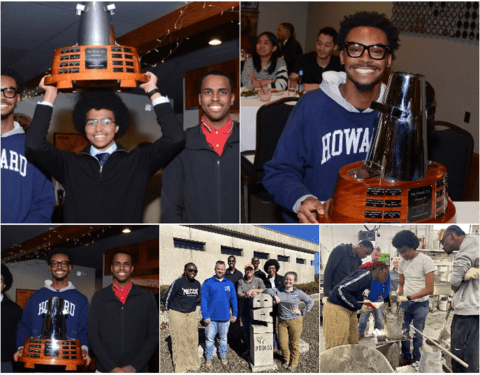 Civil engineering students at ACI 2026