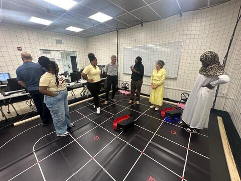 RAOP participants actively participate in robot demonstration